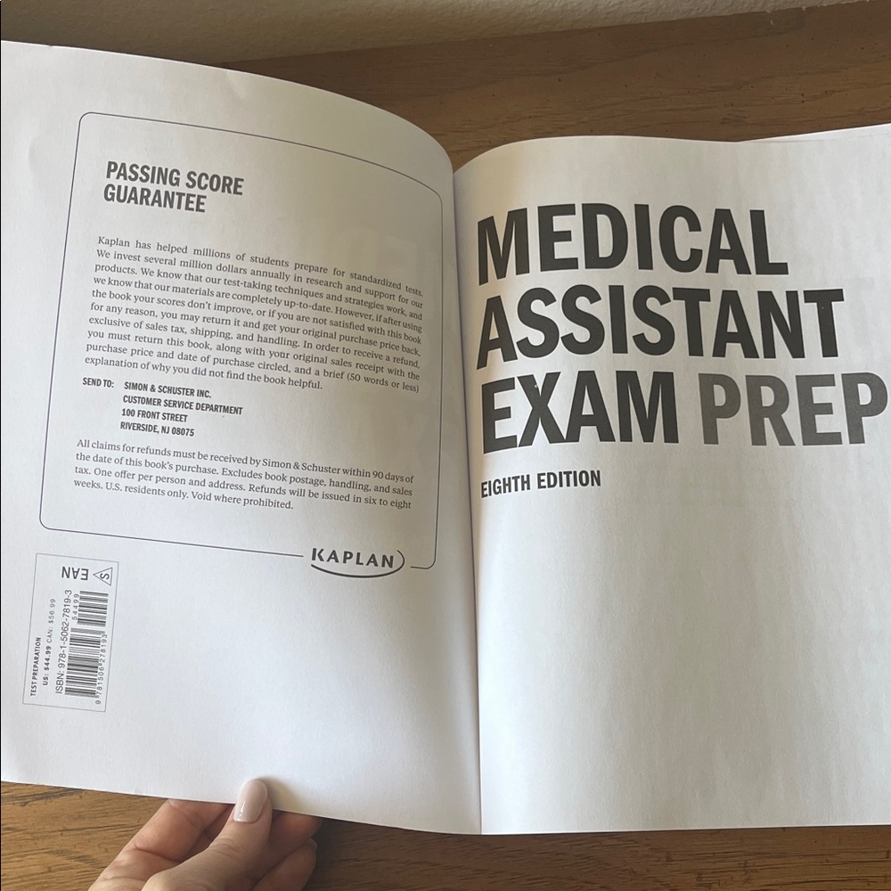 BRAND NEW Kaplan Medical Assistant Exam Prep Eighth Edition - Picture 3 of 4